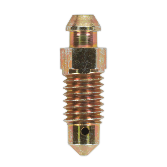 Sealey Brake Bleed Screw Caliper M8 x 24mm 1.25mm Pitch Ø3/16" Pack of 10 BS8125