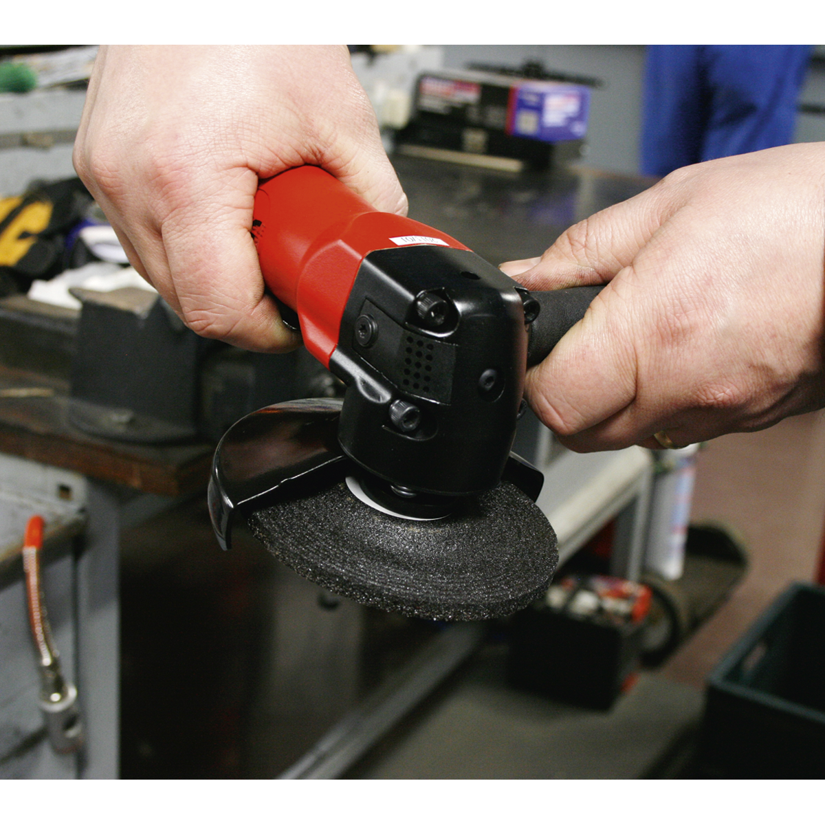 Sealey 100mm Air Angle Grinder Aluminium Body & Bevel Gear Housing SA43