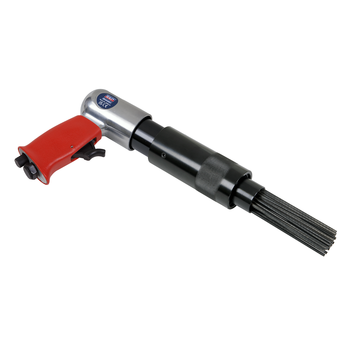 Sealey Air Needle Scaler With Variable Speed Trigger Control Rubber Grip SA50
