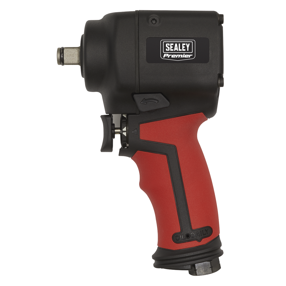Sealey 1/2" Square Drive Stubby Air Impact Wrench - Twin Hammer 7800 RPM SA6002S