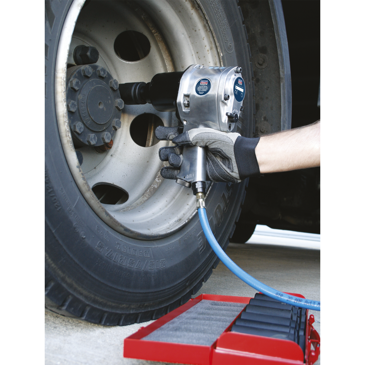 Sealey Air Impact Wrench 3/4" Square Drive Super-Duty Heavy Twin 6500 RPM SA604