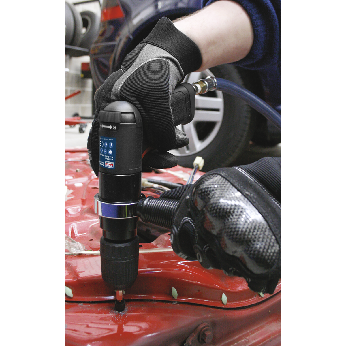 Sealey Ø13mm Composite Reversible Air Drill With Keyless Chuck 800RPM SA621
