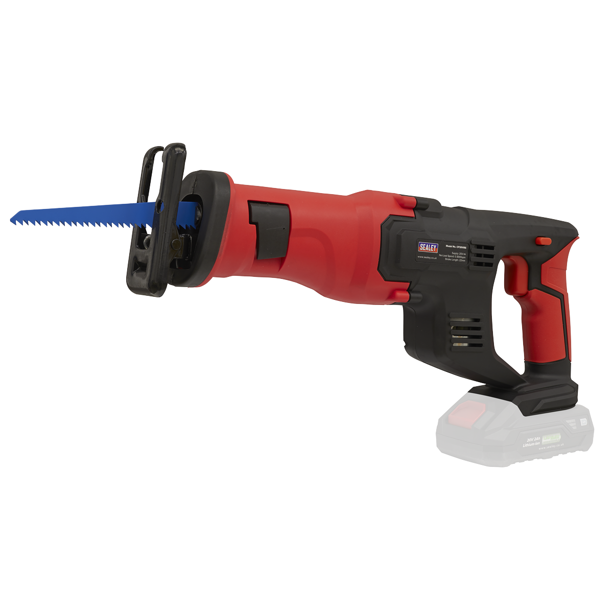 Sealey SV20 Series Lightweight Reciprocating Saw 20V - Body Only CP20VRS