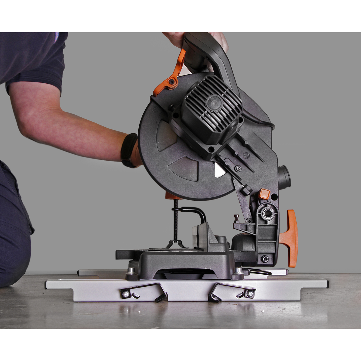 Sealey Benchclaw Mitre Saw Workbench Clamp Universal Portable - Silver SBC01