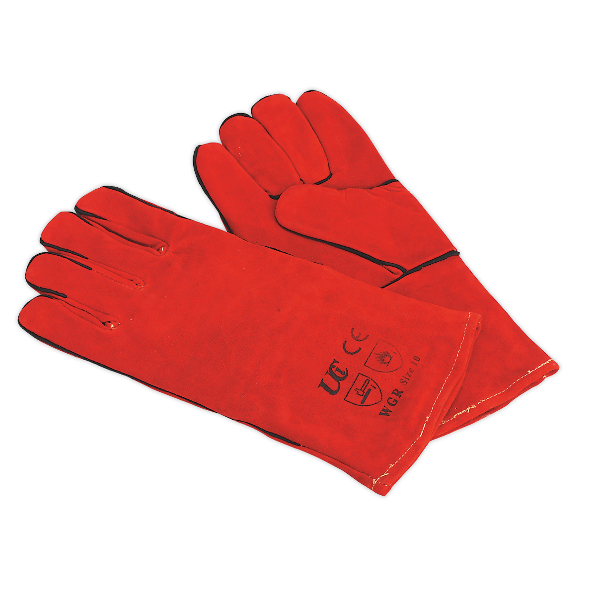 Sealey Shot & Soda Blasting Kit With Lined Leather Welding Gauntlets SBKITA