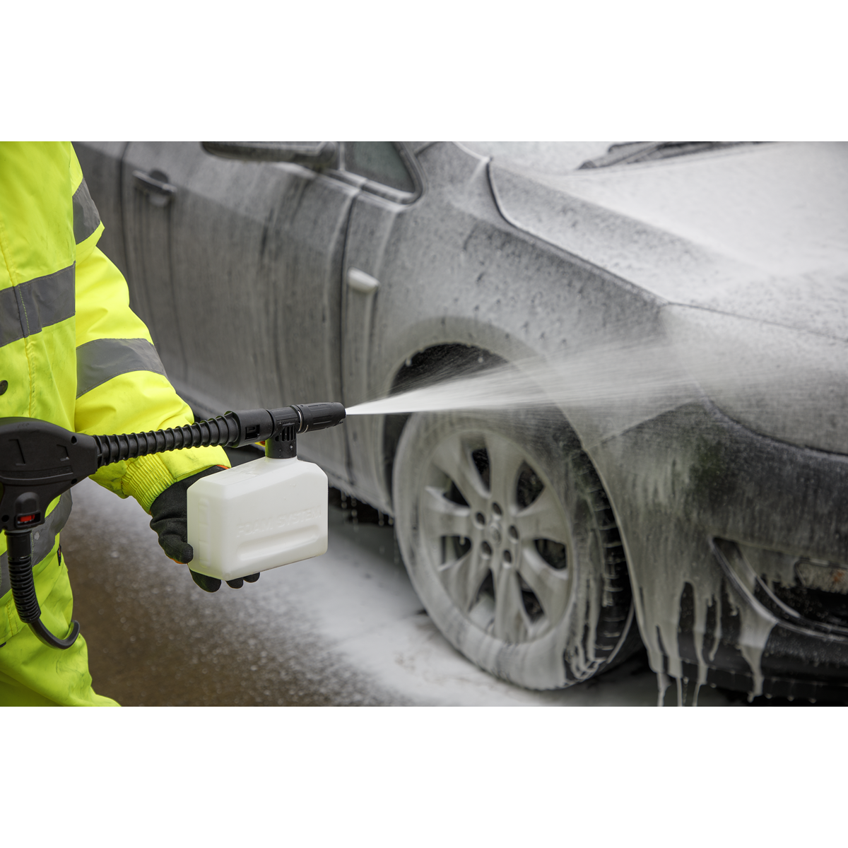 Sealey Whiteout Detailing Snow Foam Non-Wax Stripping PH Neutral 5L SCS090
