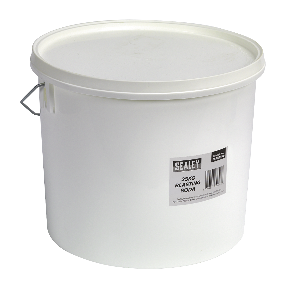 Sealey Blasting Soda Suitable For Classic Car Restoration 25kg Tub BSBG25KG