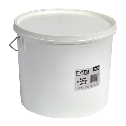 Sealey Blasting Soda Suitable For Classic Car Restoration 25kg Tub BSBG25KG