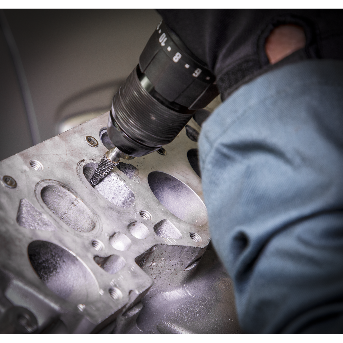 Sealey Rotary Burr Set Tungsten Carbide 5 Piece 65mm Universal - Silver SDBK5