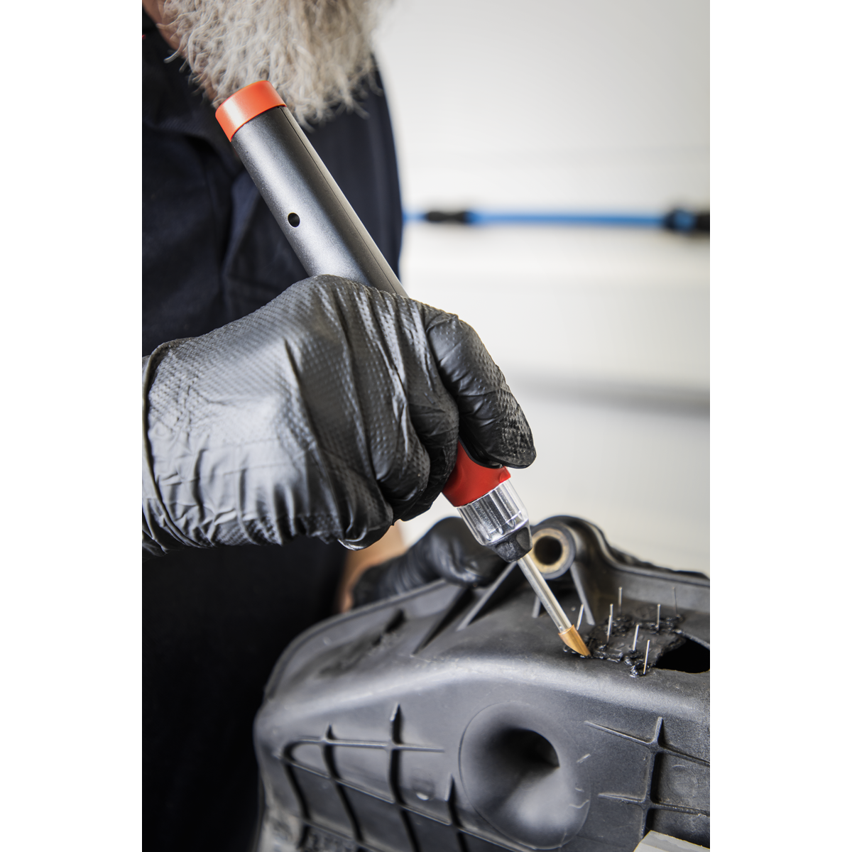 Sealey 30W Li-Ion Rechargeable Plastic Welding Iron Repair Kit Cordless  SDL14