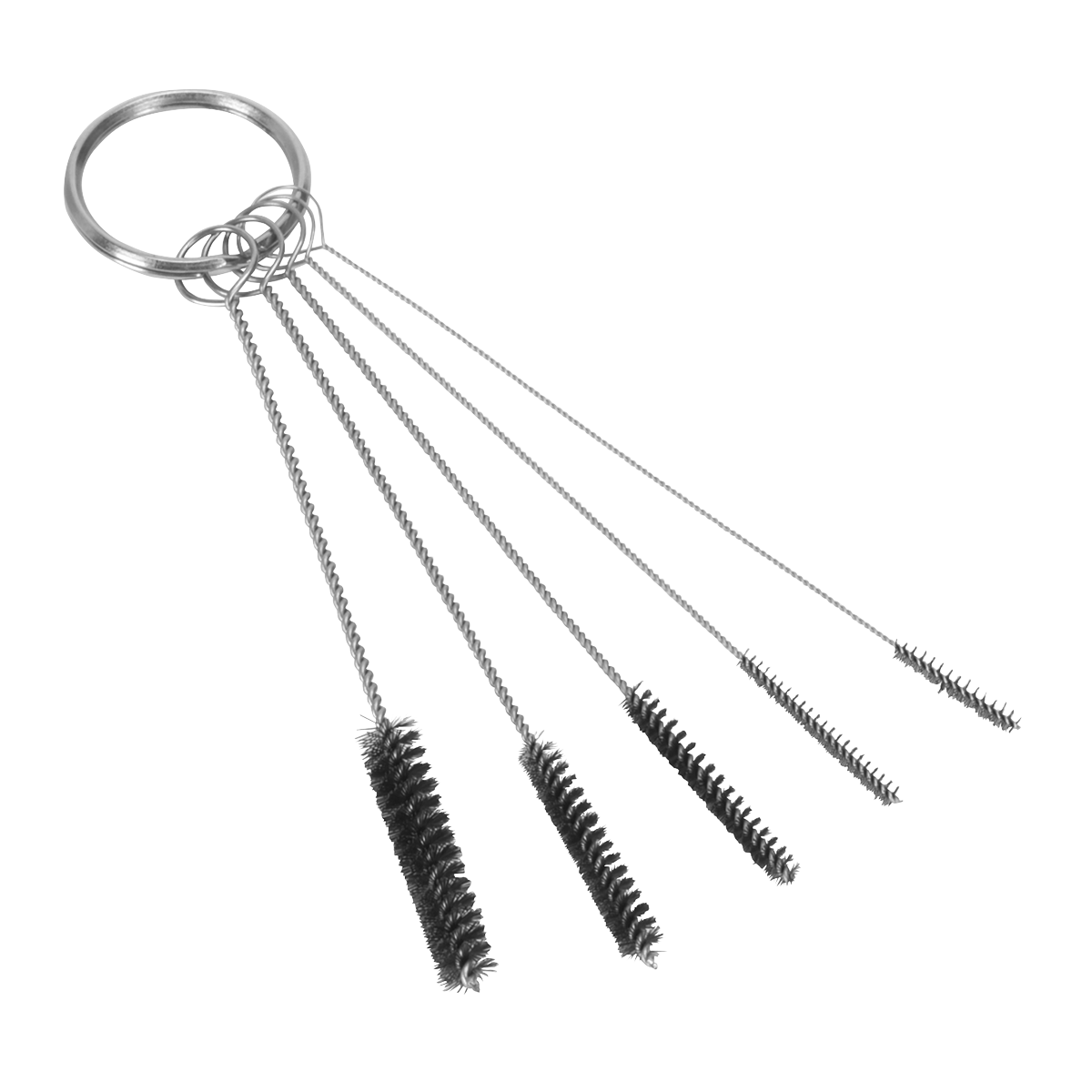 Sealey Spray Gun Cleaning Mini Brush Set For Use With Thinners 5 Pieces BSGC4