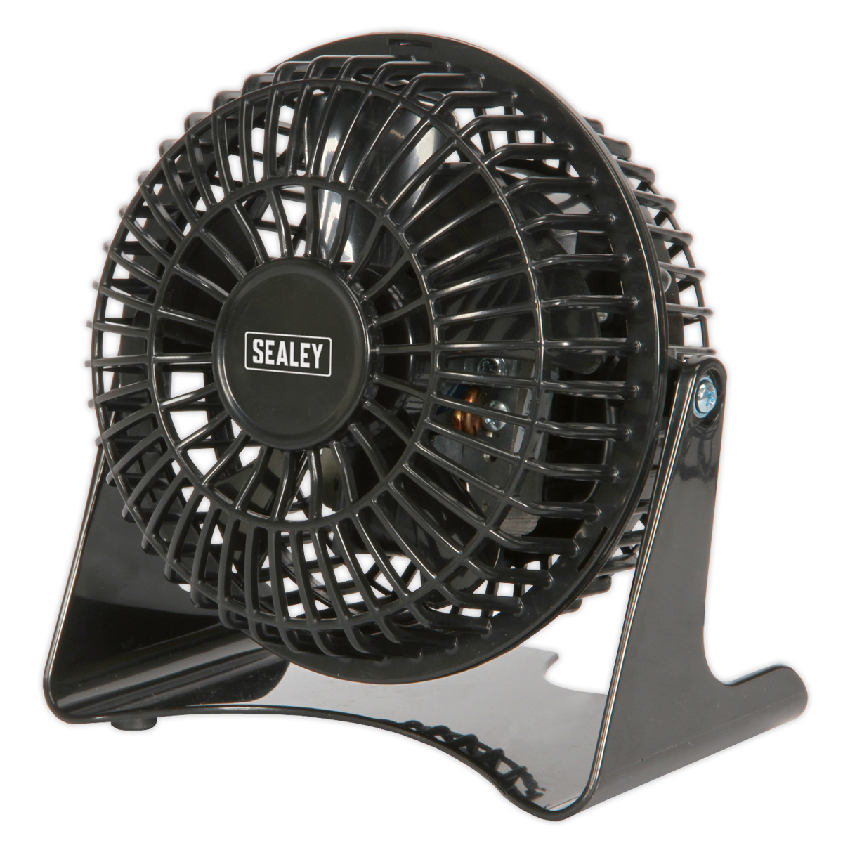Sealey 240V 4" Mini Desk Fan Ergonomically Designed With 3-Pin Plug SFF04