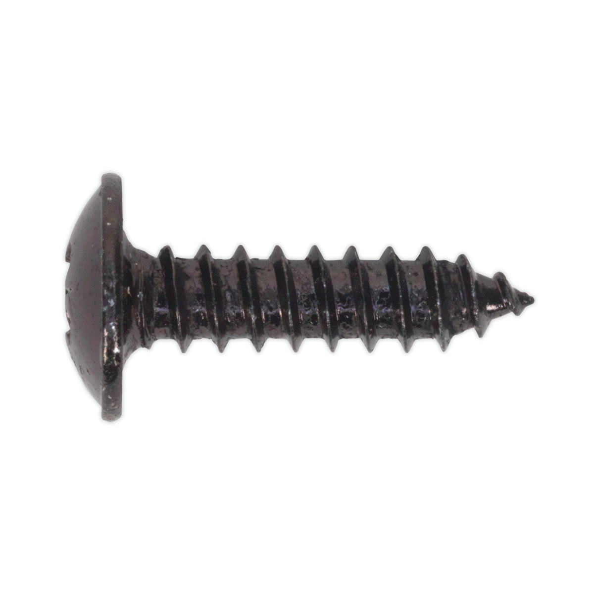Sealey Self Tapping Screw 4.2 x 16mm Flanged Head Black Pozi BS 4174 Pack Of 100