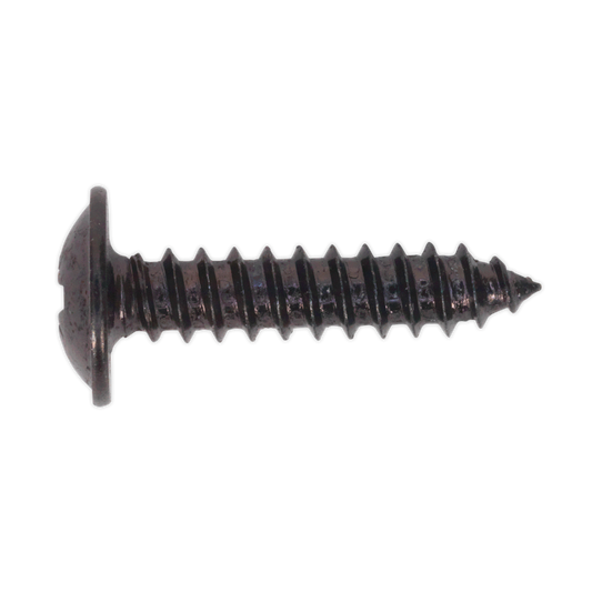 Sealey Self Tapping Screw 4.2 x 19mm Flanged Head Black Pozi BS 4174 Pack Of 100