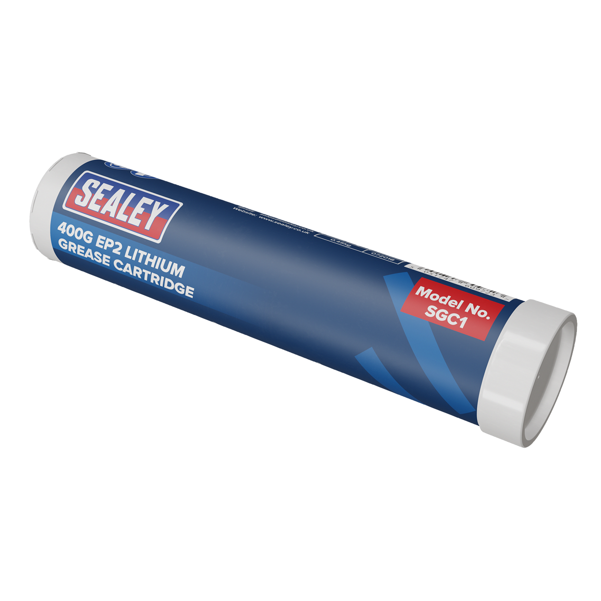 Sealey Multipurpose EP2 Lithium Grease Cartridge All Plunger Type Guns 400g SGC1