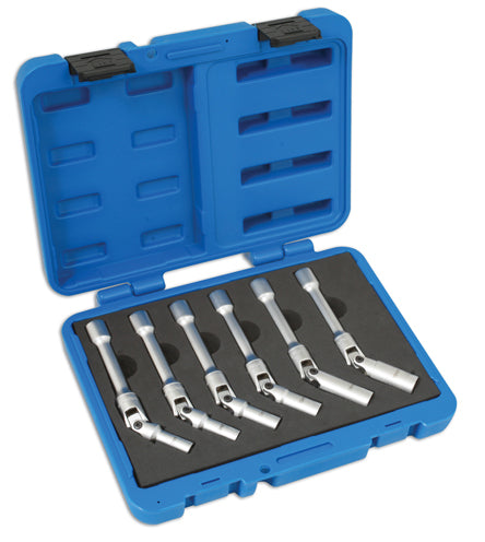LASER 4324 Glow Plug Set Of Socket Wrench Inserts Chrome Vanadium Steel