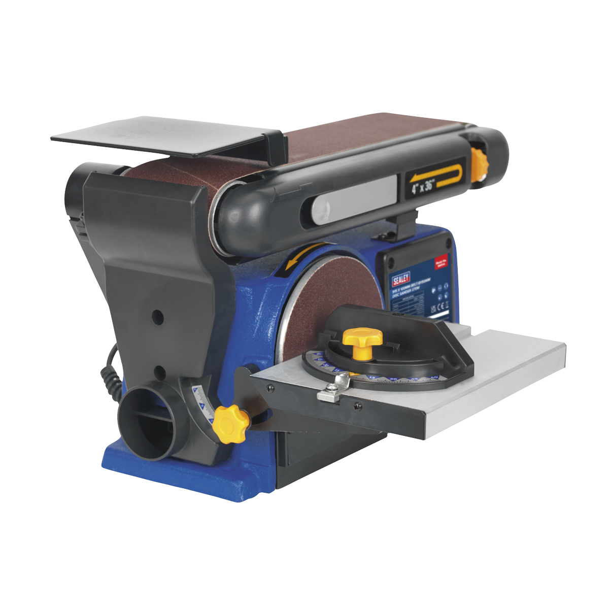 Sealey Belt/Disc Sander With Mitre Gauge 915 x 100mm/Ø150 370W/230V SM914