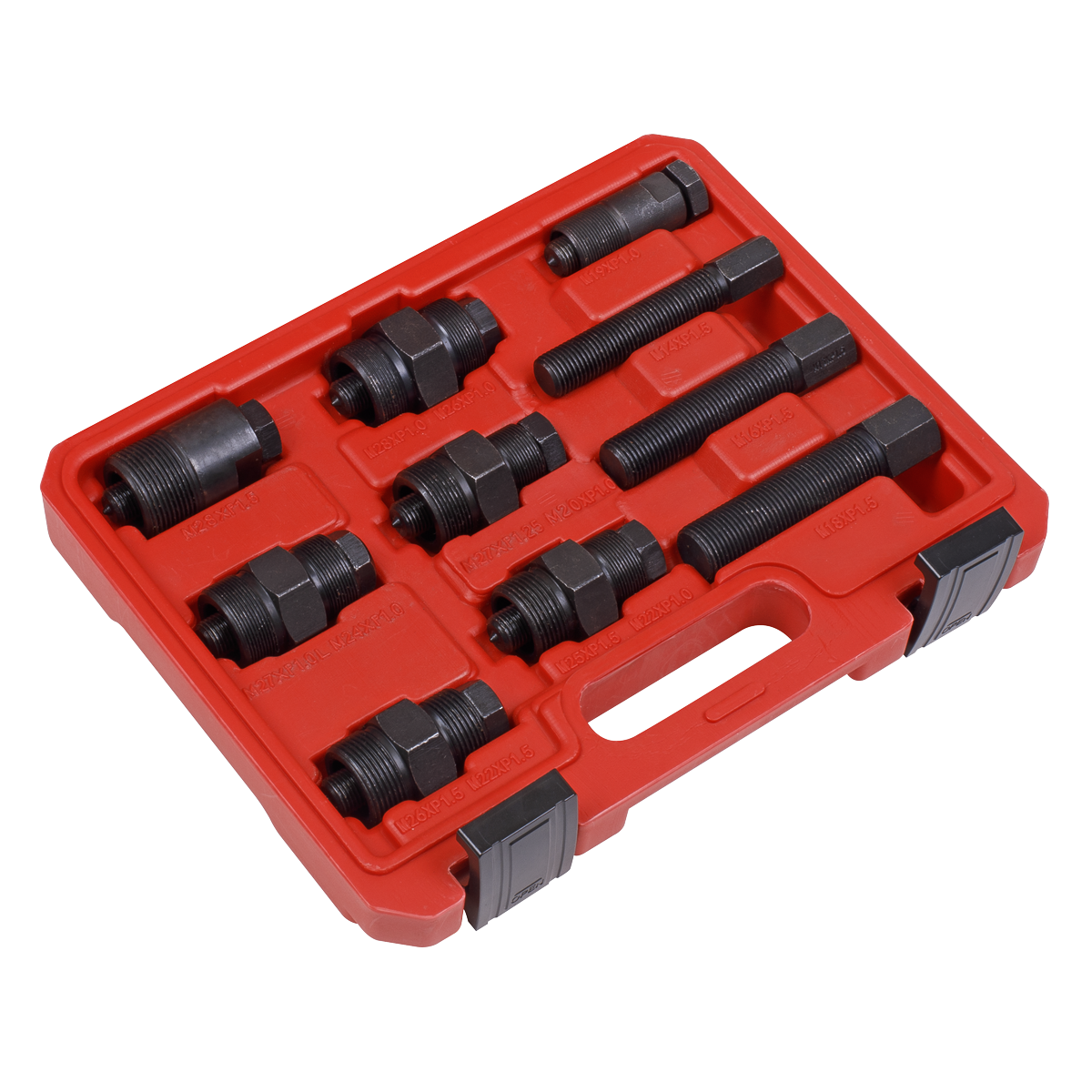 Sealey Motorcycle Flywheel Puller Set Supplied in Storage Case 10pc SMC48