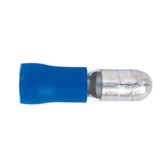 Sealey Bullet Terminal 5mm Male Electrical Blue Fits Cables 16-14 AWG 100PK BT11
