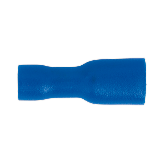 Sealey Fully Insulated Terminal 4.8mm Female Blue For Cables 16-14 AWG x100 BT15