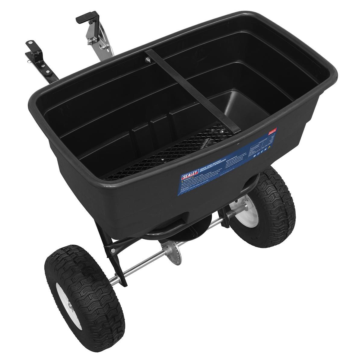 Sealey Broadcast Spreader With Adjustable Feed System 80kg Tow Behind SPB80T