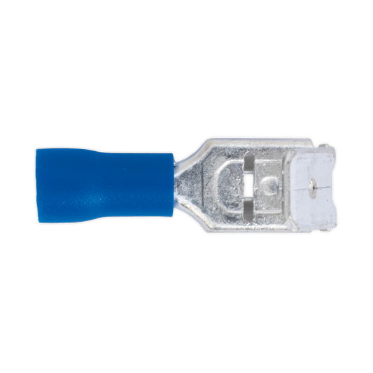 Sealey PiggyBack Terminal 6.3mm Electrical Blue For Cables 16-14 AWG 100PK BT17