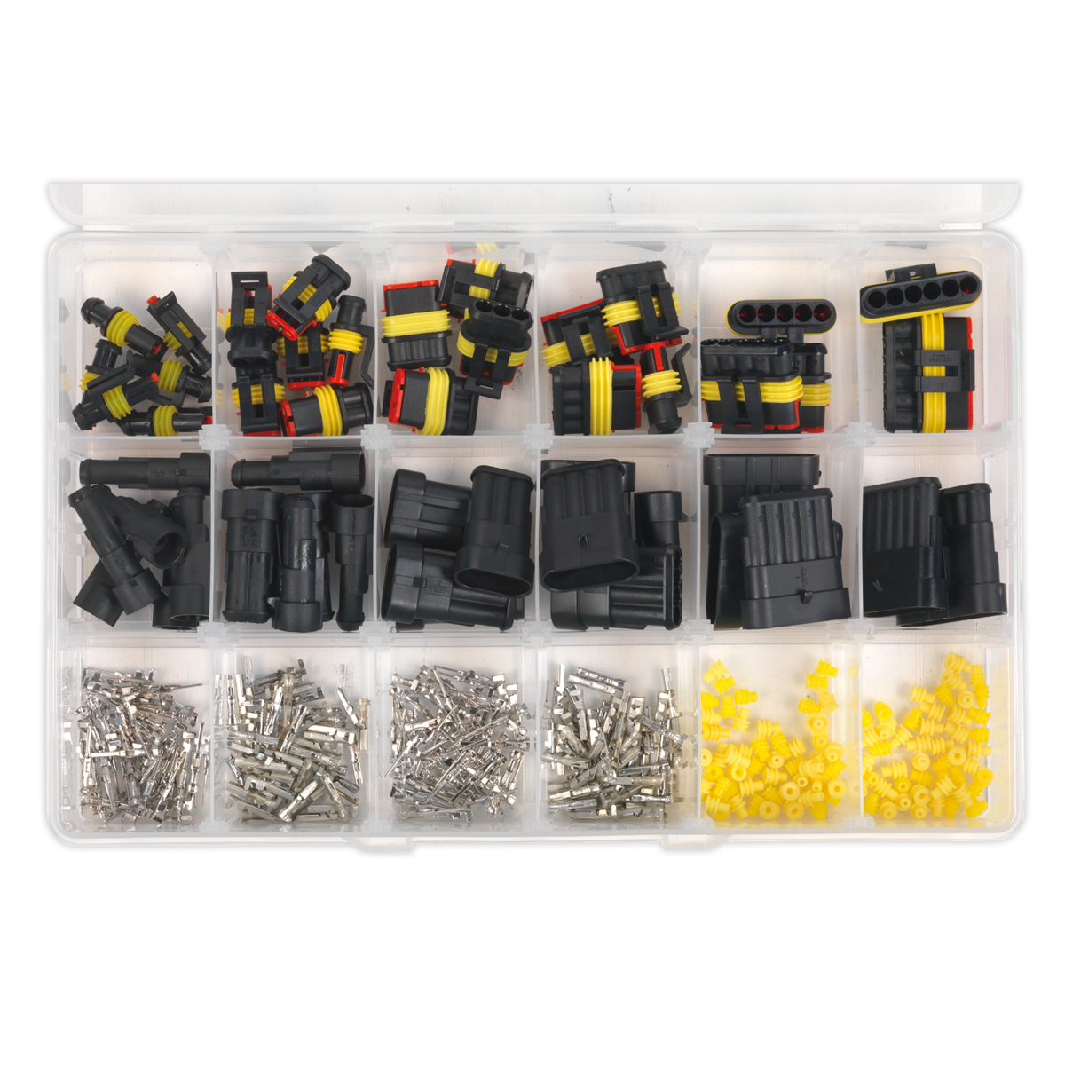Sealey Superseal Male & Female Connector Terminal Assortment 350 Pieces SSCSET1