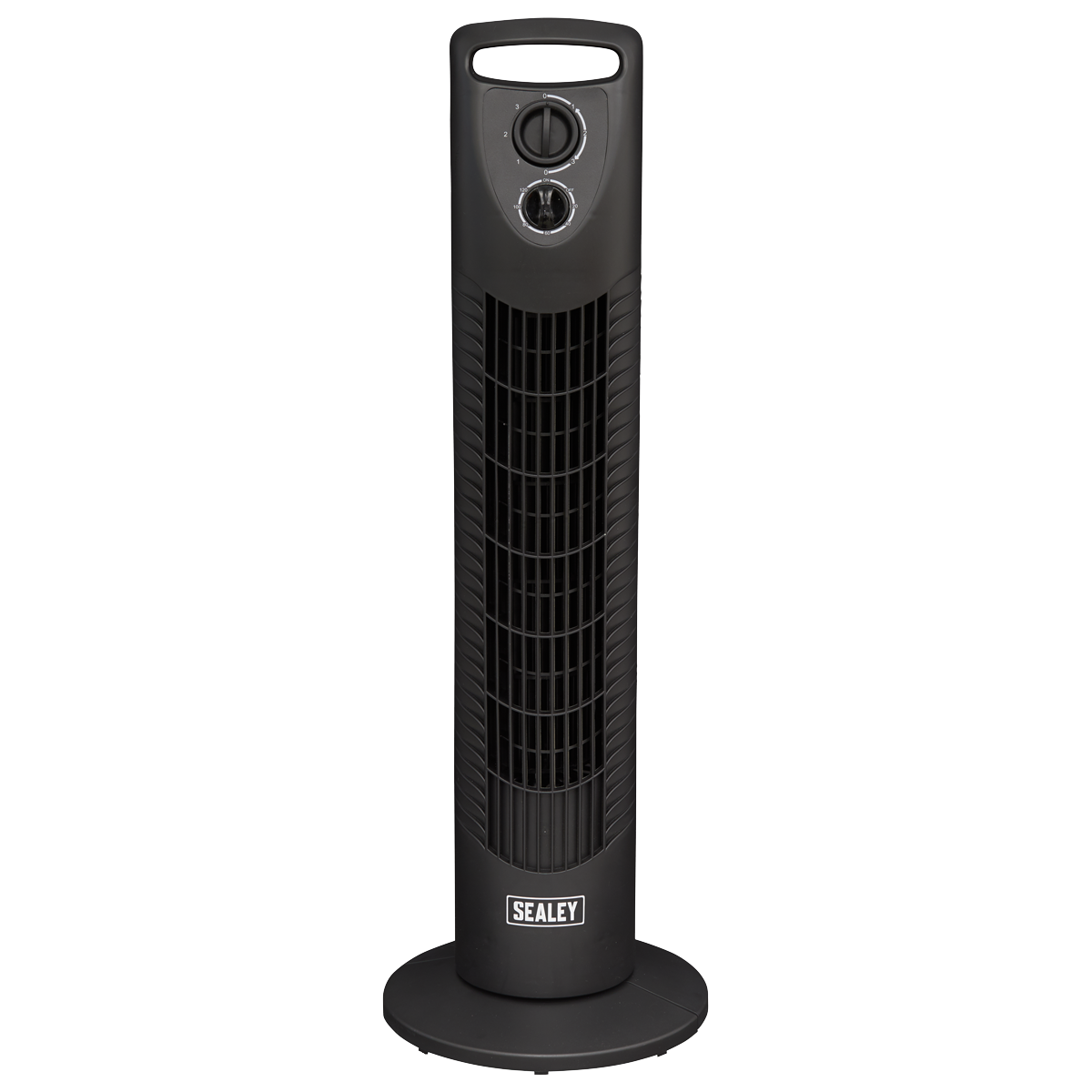 Sealey Oscillating Tower Fan 3-Speed 30In 230V Matte Finish - Black STF30