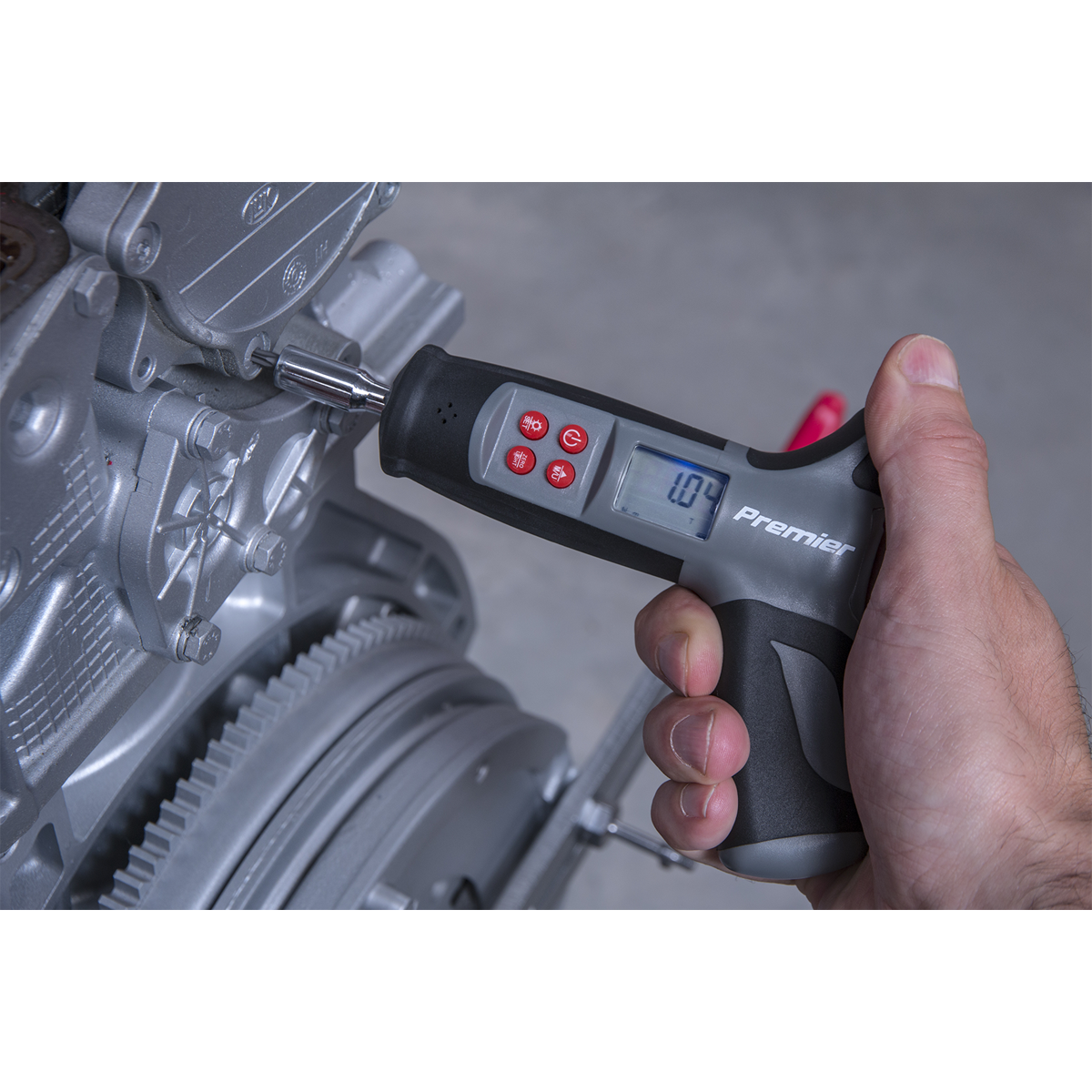 Sealey Torque Screwdriver Digital 0-20Nm 1/4" Hex Drive Black/Grey STS104