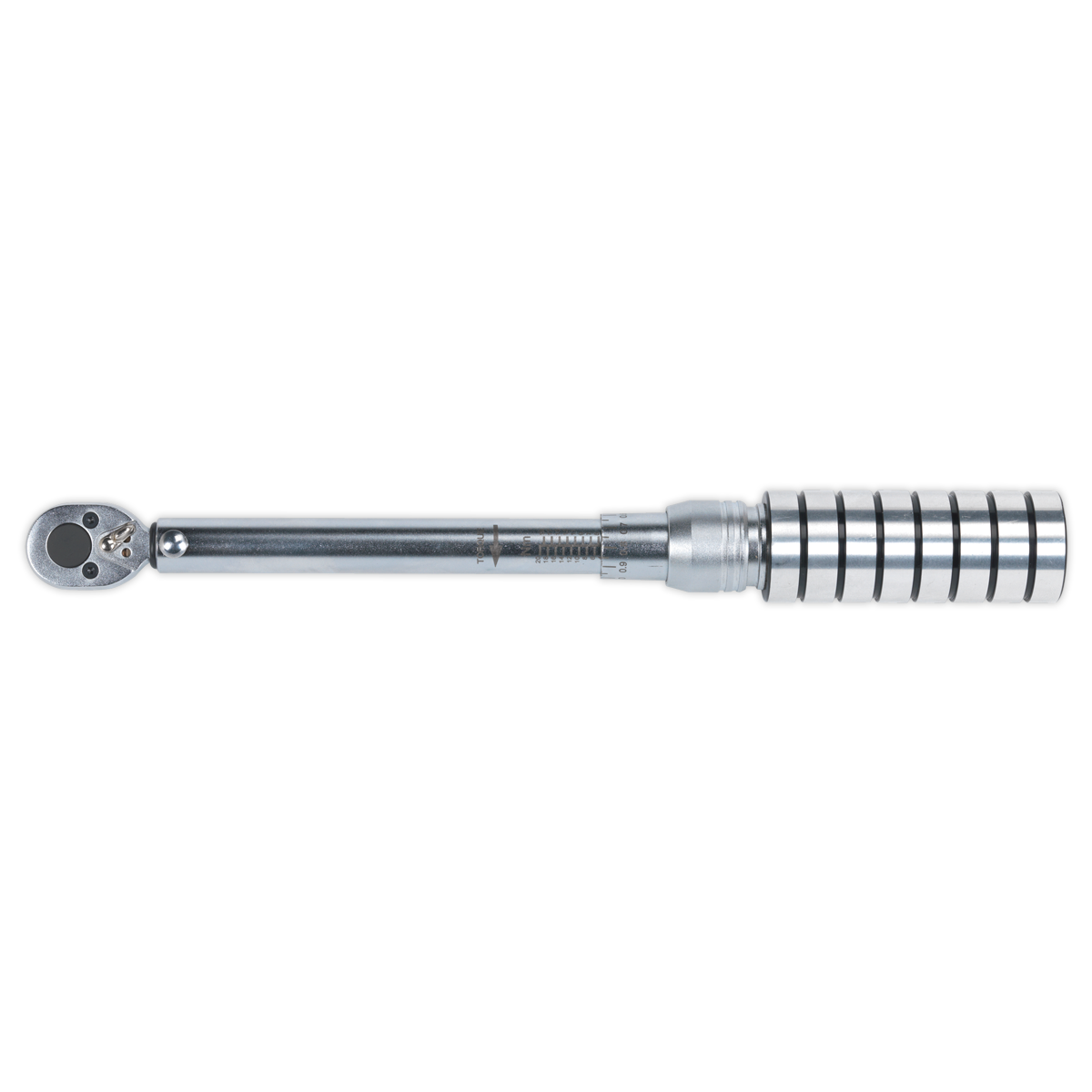 Sealey 1/4" Square Drive Torque Wrench Micrometer Style 4-20Nm Silver STW701
