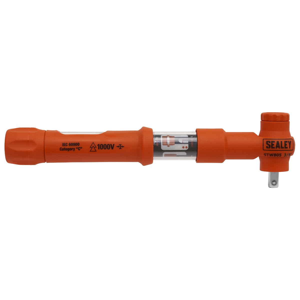 Sealey 3/8" Square Drive Calibrated Insulated Torque Wrench 5-25Nm STW805