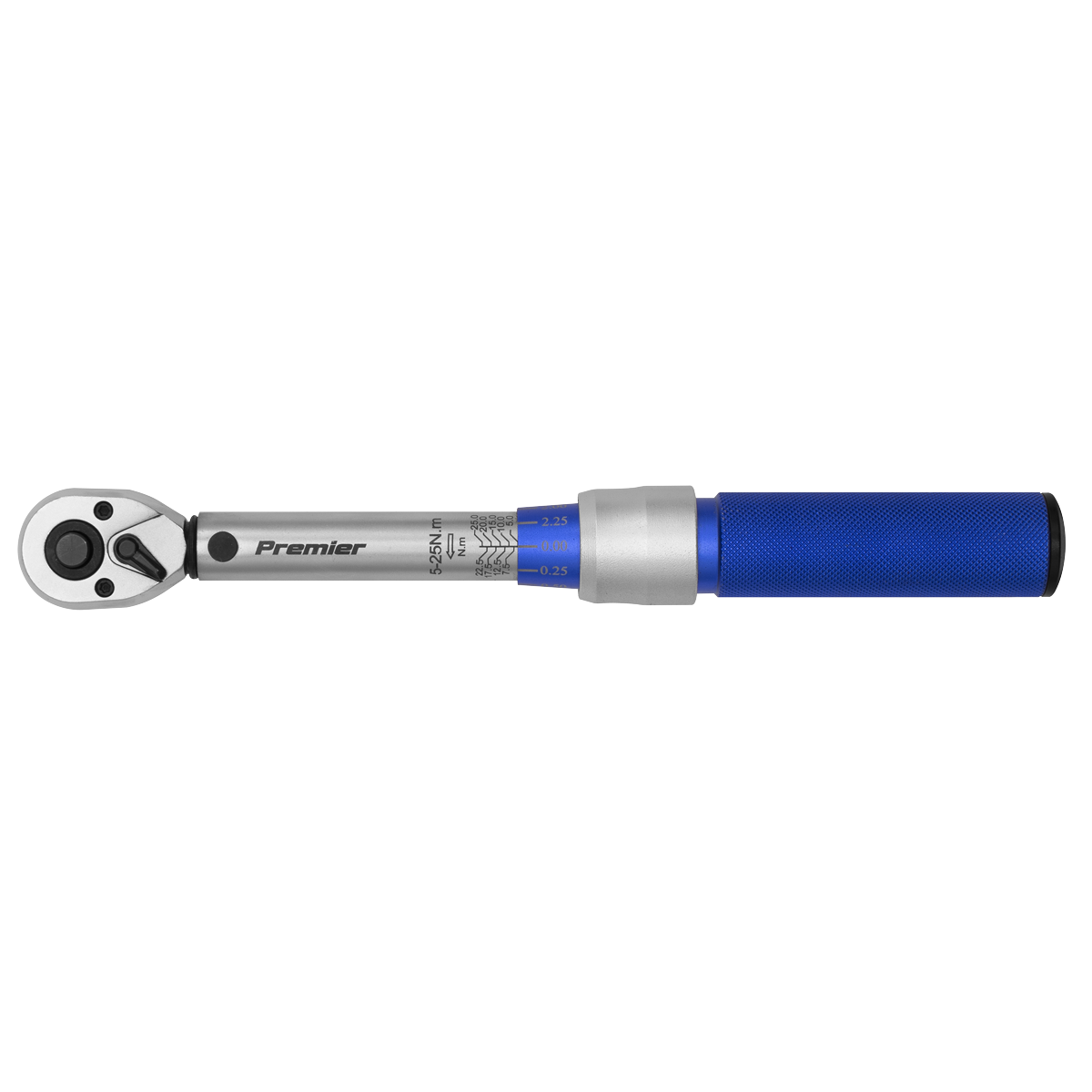Sealey 3/8" Square Drive 5-25Nm Calibrated Torque Wrench Micrometer Style STW902