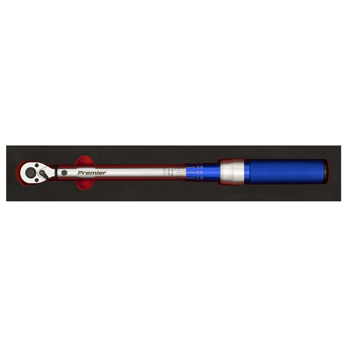 Sealey 3/8" Drive 20-120Nm Calibrated Torque Wrench Micrometer Style STW903