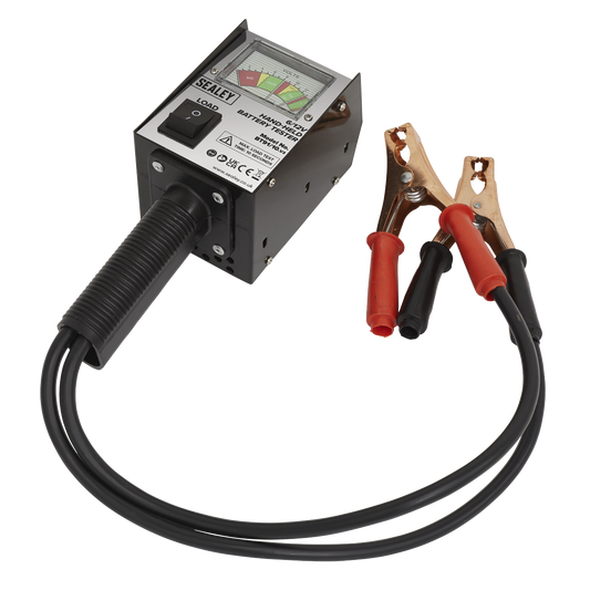 Sealey Handheld Battery Tester Tool With Moving-Coil Meter 6/12V BT91/10
