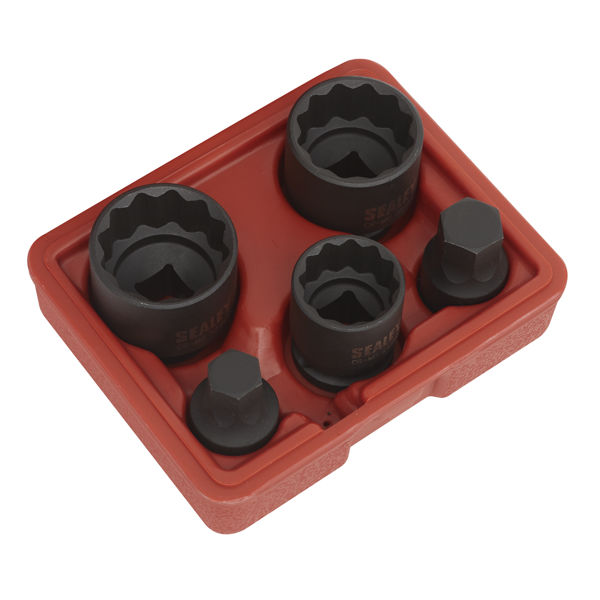 Sealey Impact Hub Socket & Socket Bit Set 5 Pieces Fits VAG Vehicles SX053