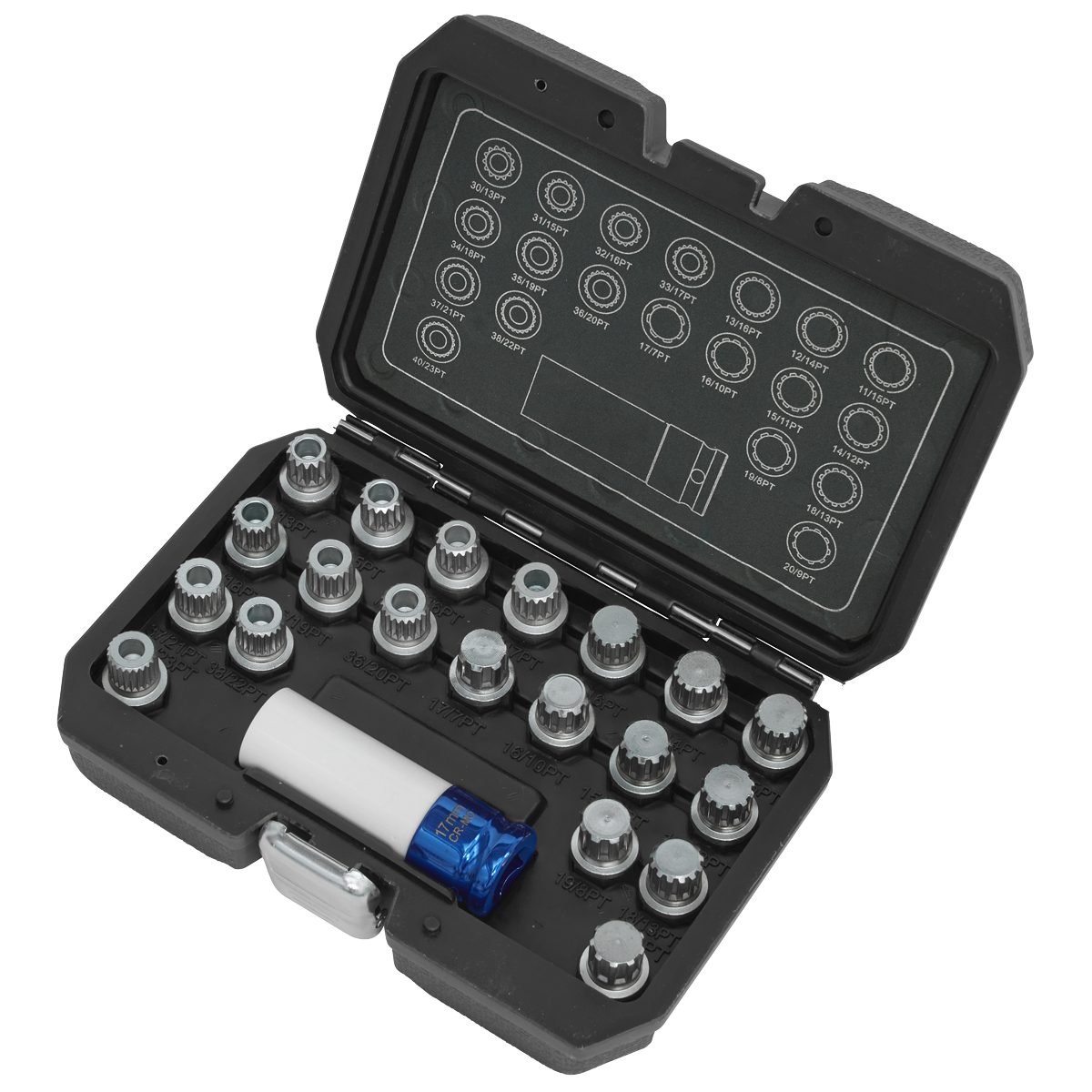 Sealey Locking Wheel Nut Key Set 21 Pieces Fits BMW & Mini Vehicles SX209