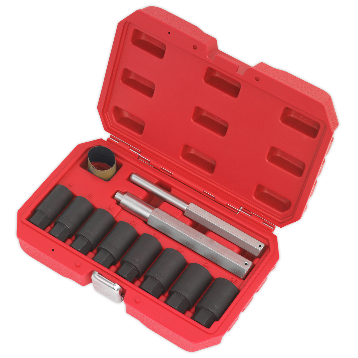 Sealey Locking Wheel Nut Removal Set With Conical Shaped Design 10 Pieces SX272