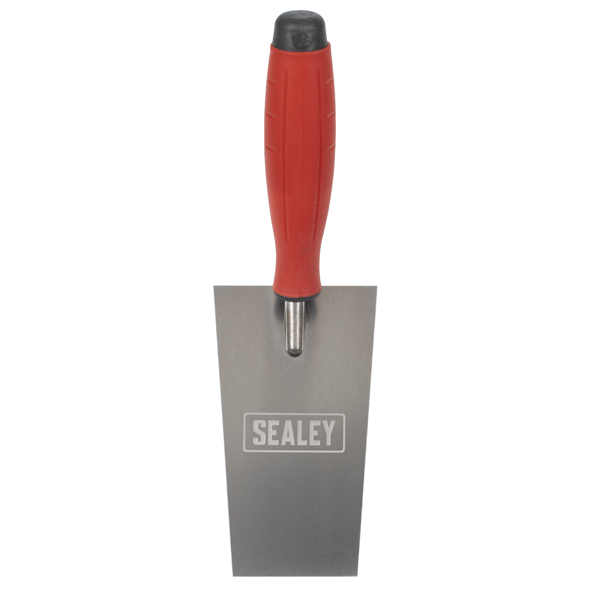 Sealey Stainless Steel Filler Trowel Rubber Handle 140mm Soft Grip Versatile