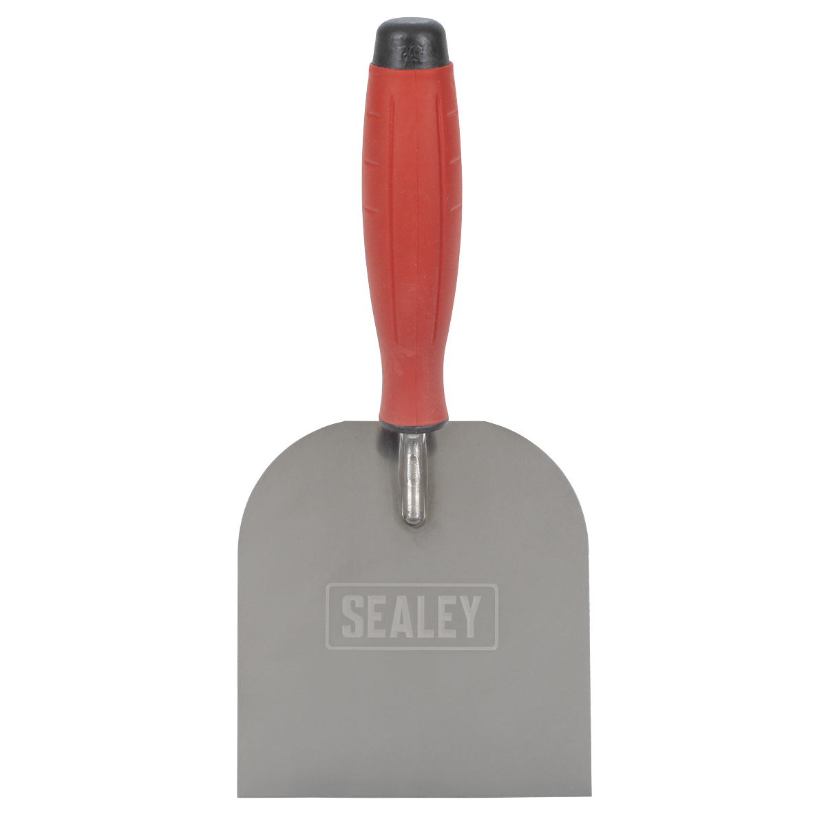Sealey Stainless Steel Margin Trowel Rubber Handle 120mm Soft Grip T1706