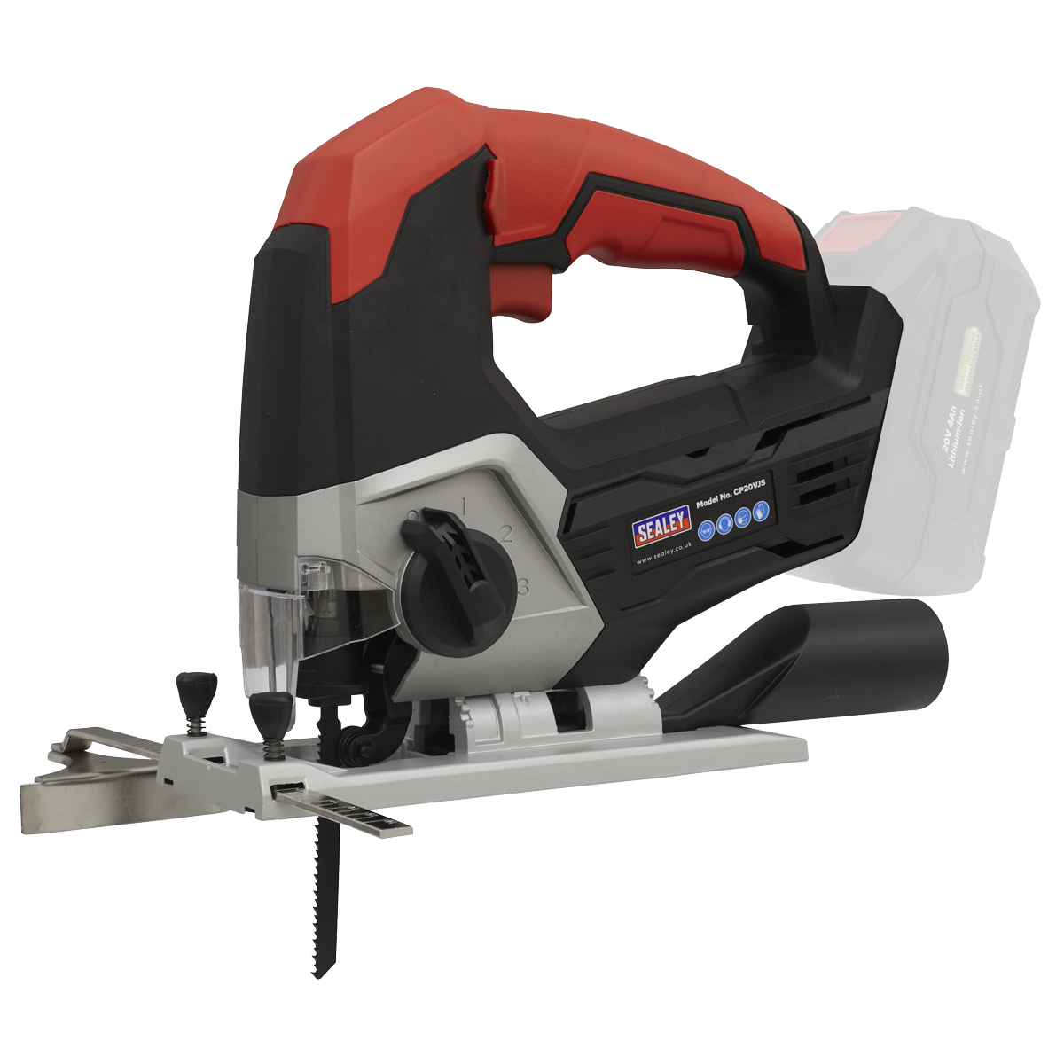 Sealey 20V SV20 Series Cordless Jigsaw Lightweight Powerful - Body Only CP20VJS