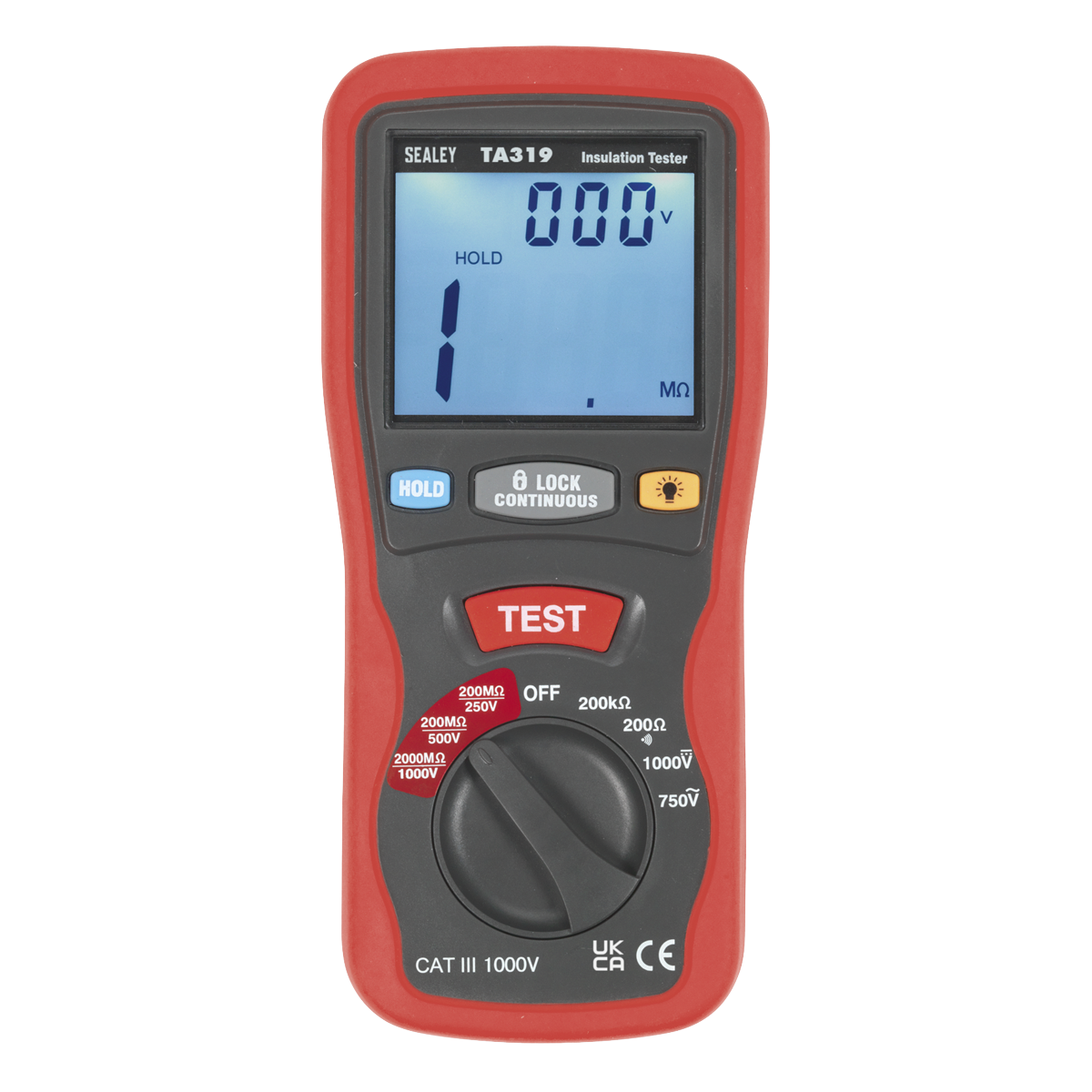 Sealey Digital Insulation Tester Diagnostic For Hybrid & Electric Vehicles TA319