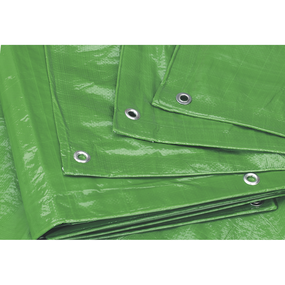Sealey Tarpaulin 4.88 x 6.10m Tear-Proof Waterproof UV Filter - Green TARP1620G