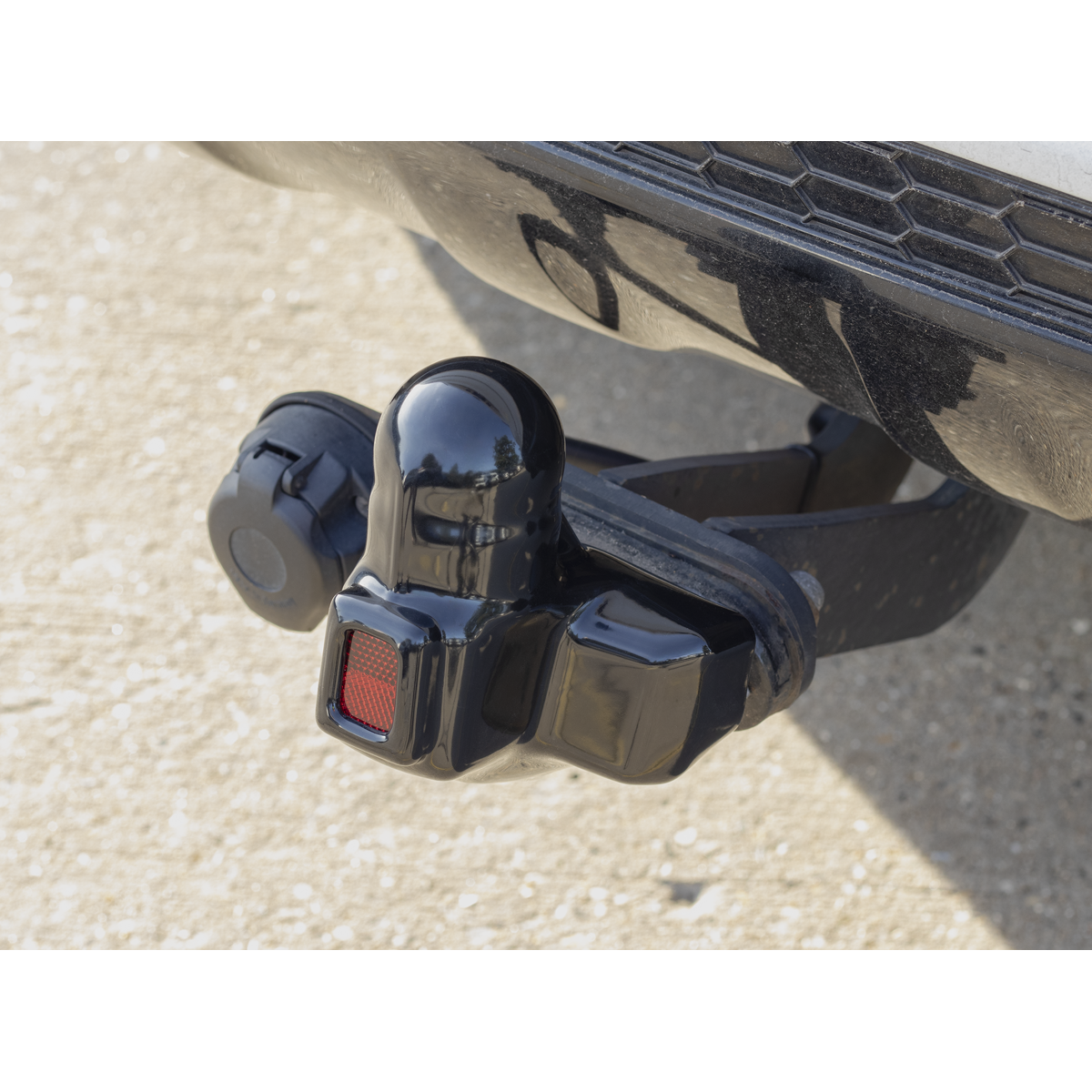 Sealey PVC Protective Tow-Ball Coupling Cover With Reflector Black TB102