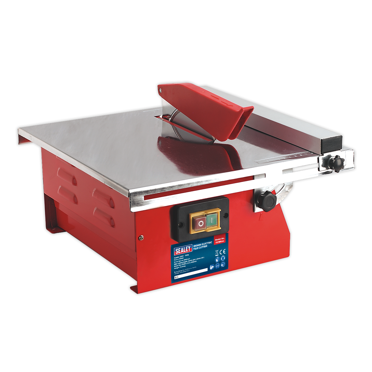 Sealey Tile Cutter 180mm 230V VDE Approved With Magnetic Safety Switch TC180