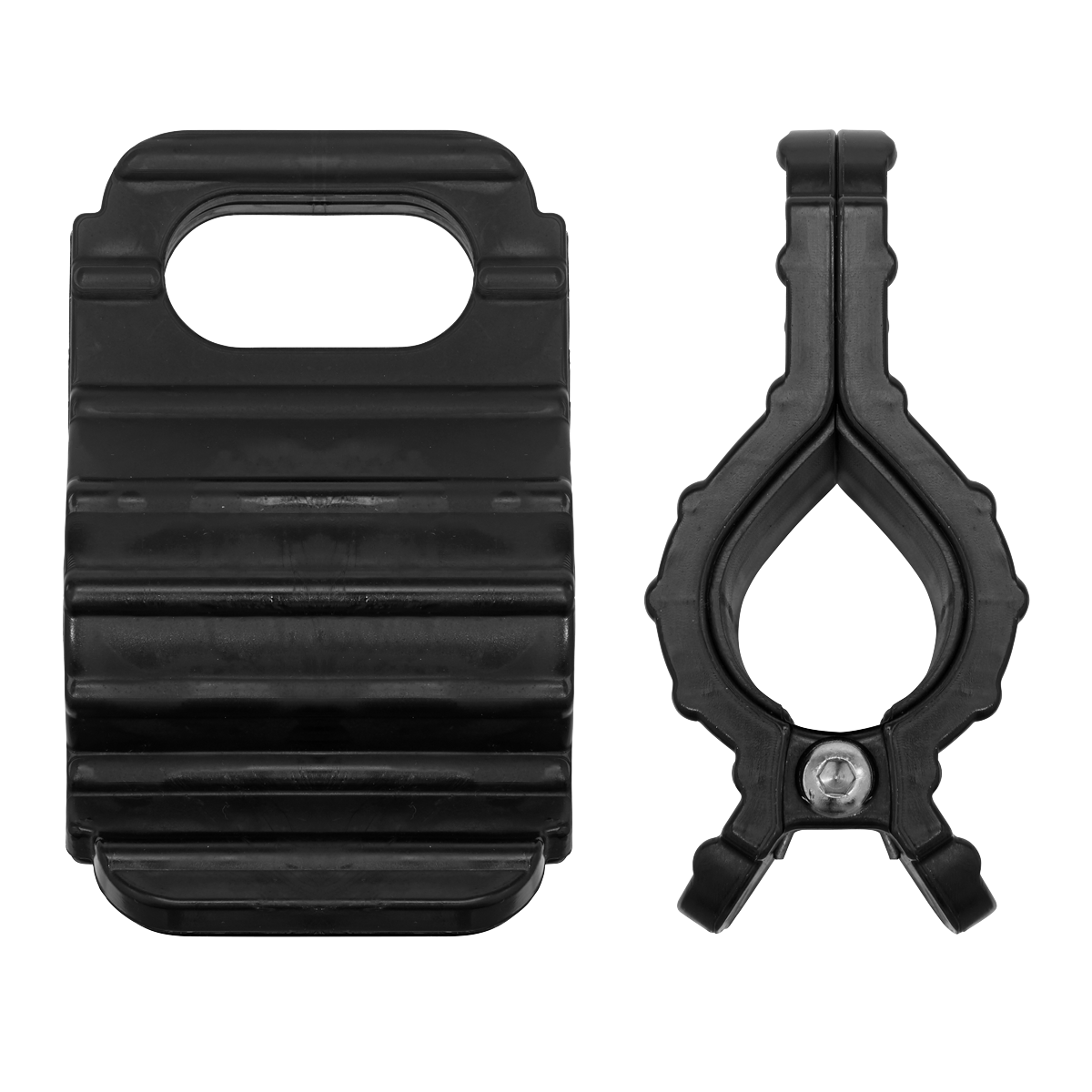 Sealey Handlebar Tie Down Clamp For Motorcycles Pack Of Two Black TDC01