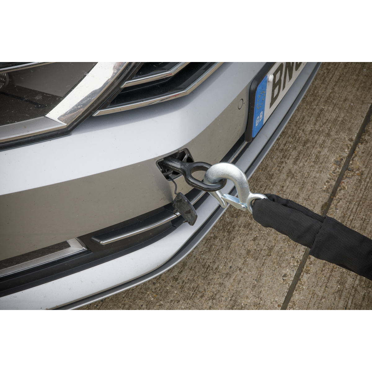 Sealey Tow Rope 5000kg Rolling Load Capacity Heavy Duty Elasticated TH5002