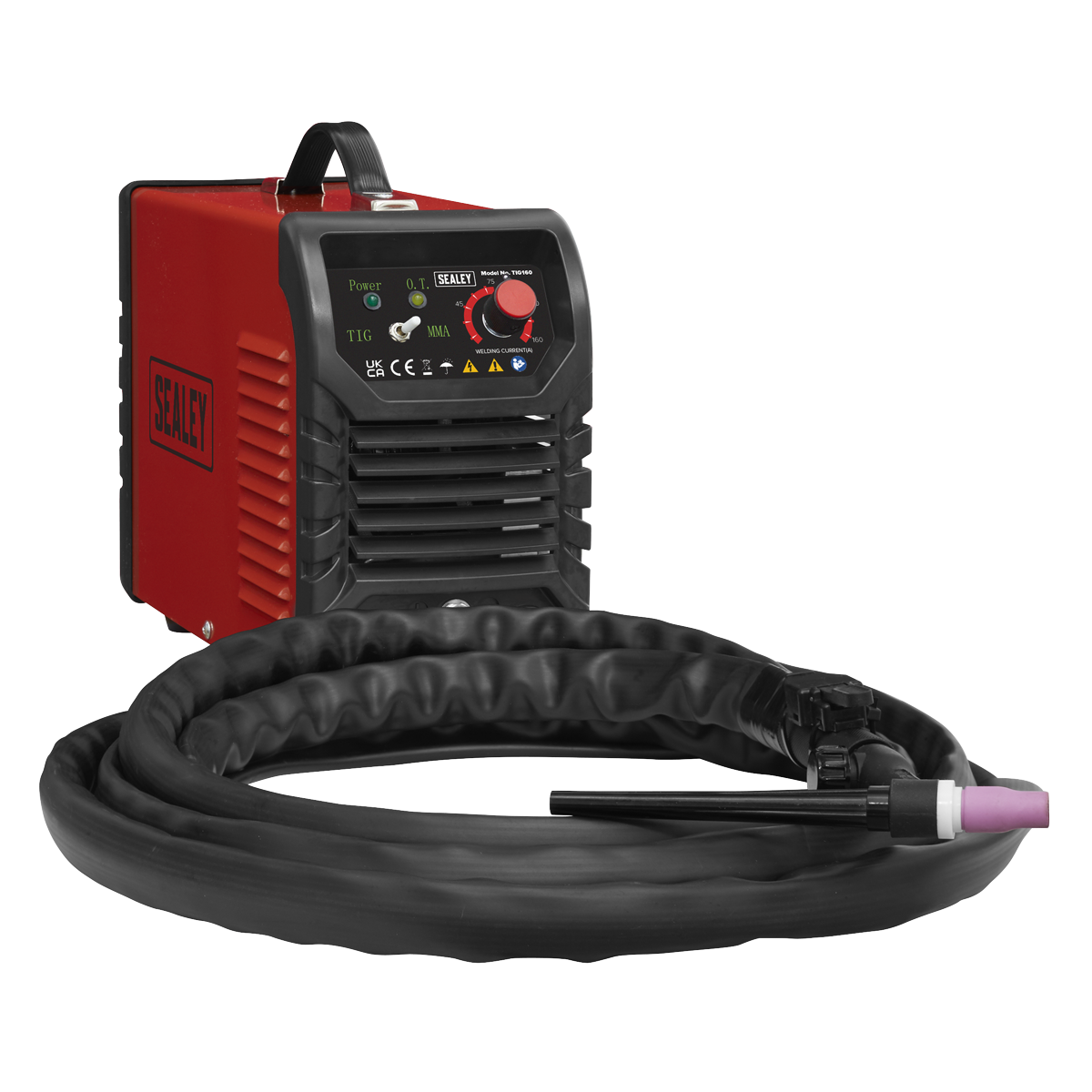 Sealey TIG/MMA Inverter Welder With Forced Air Cooling 160Amp 230V TIG160