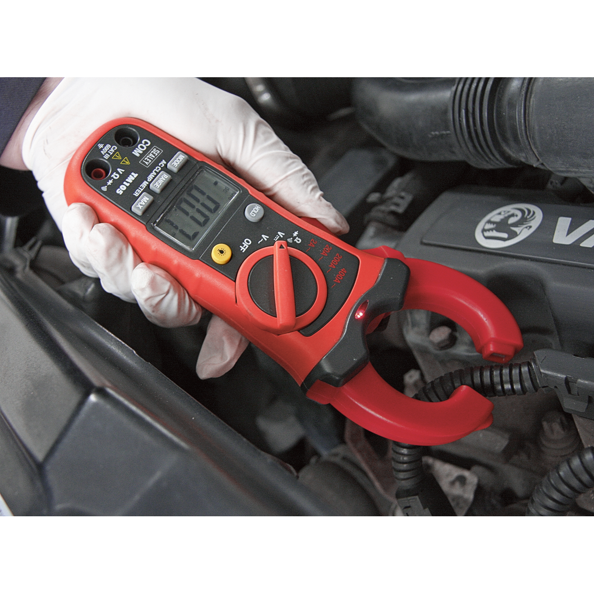 Sealey Professional Auto Ranging Digital Clamp Meter NCVD - 6 Function TM105