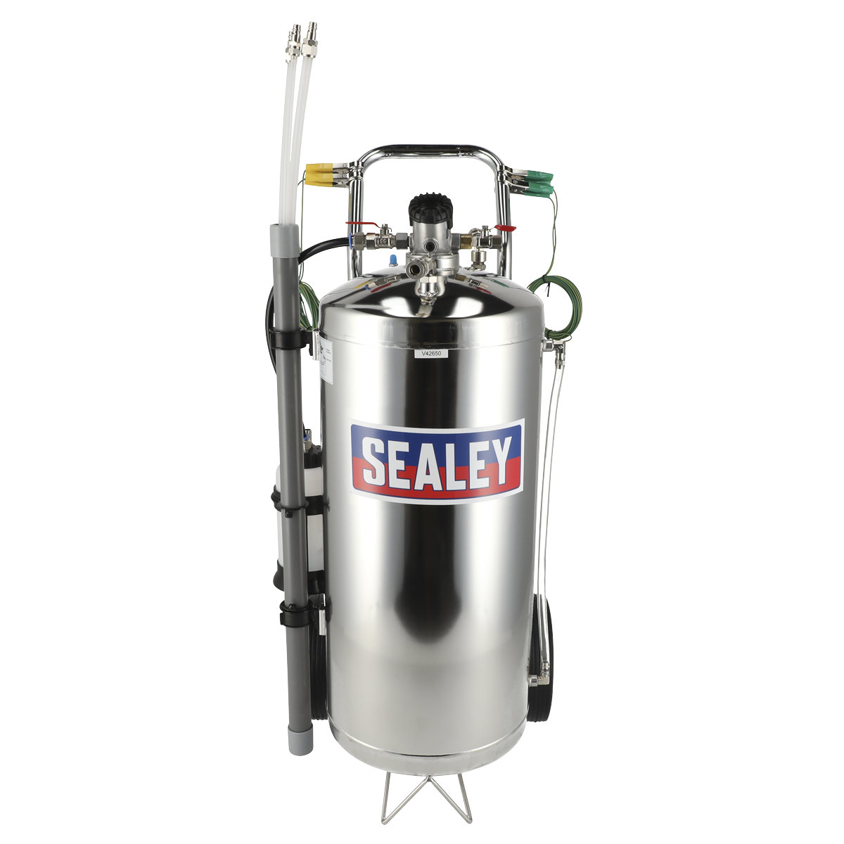 Sealey Air Operated Fuel Drainer With Venturi Type Suction Stainless 40L TP200S