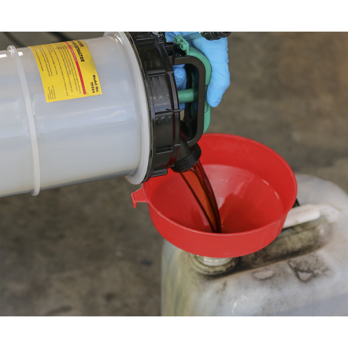 Sealey Vacuum Fuel/Fluid Extractor 8L Capacity With 1.5 Metres Main Hose TP204